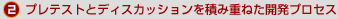 (2)	�v���e�X�g�ƃf�B�X�J�b�V������ςݏd�˂��J���v���Z�X
