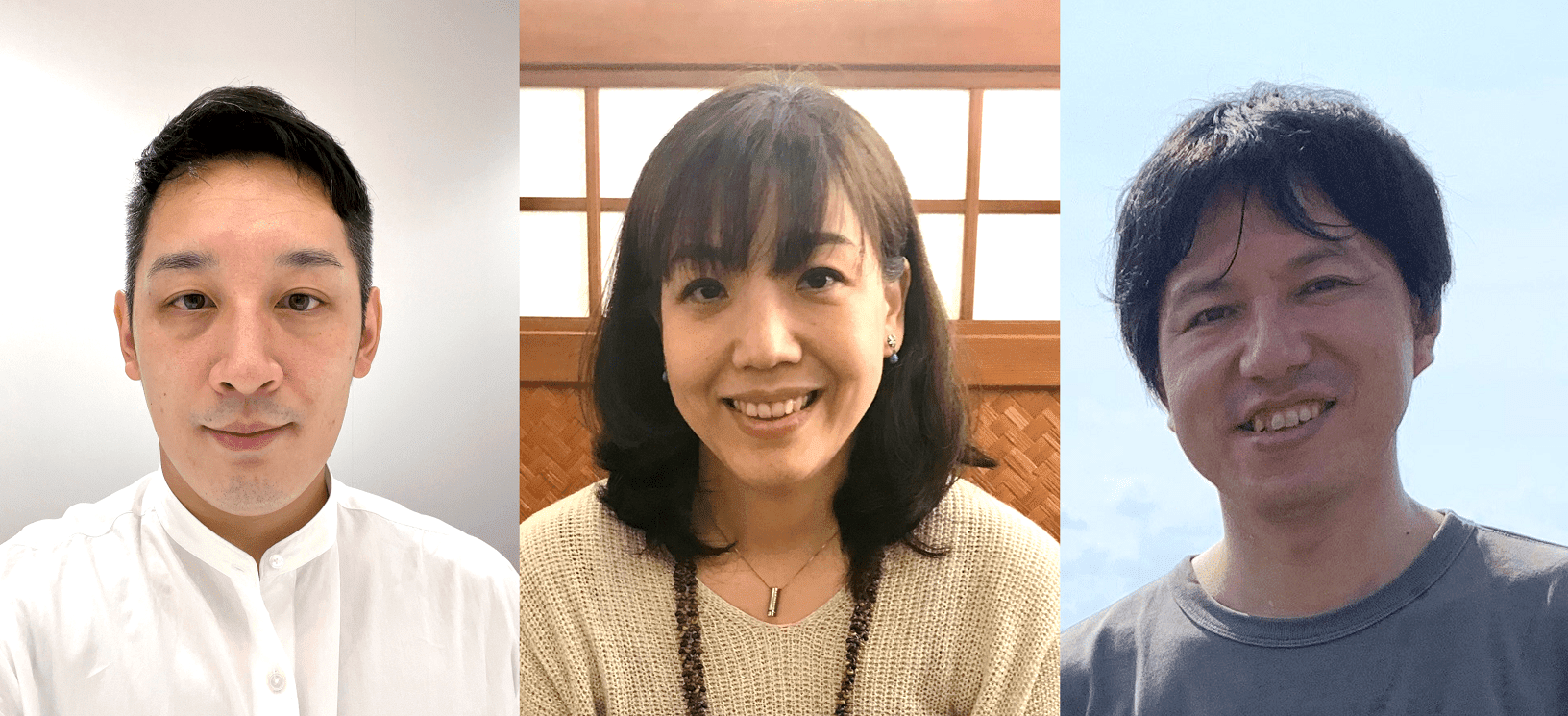 Mr. Hiroyuki Kurose, Ms. Chiaki Nagata, Mr. Yoichi Kubokawa.