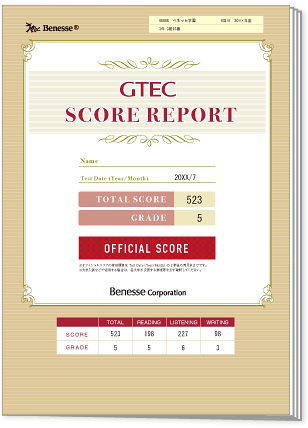 GTEC SCORE REPORT