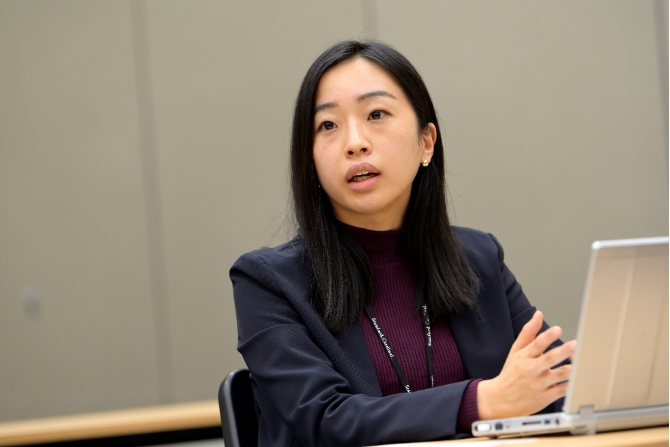 人事部人材開発チーム 金田理子さん