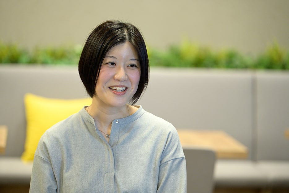 企画部ソリューション人事・総務グループ人事チーム 佐竹まりなさん