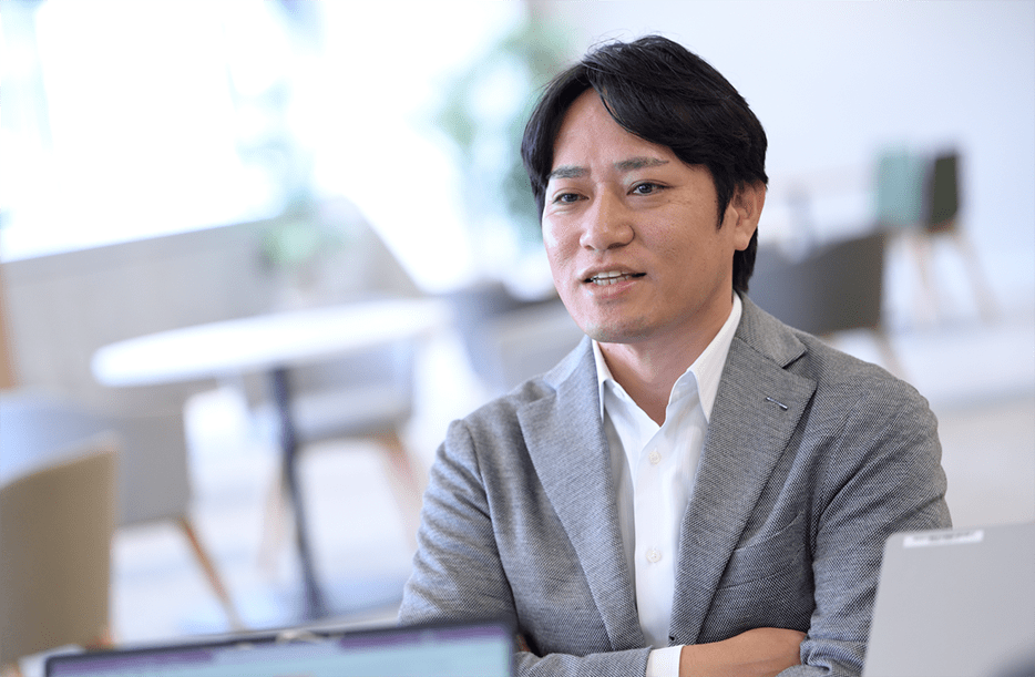 常務執行役員コーポレート担当役員(人事・総務)の中谷隆太さん
