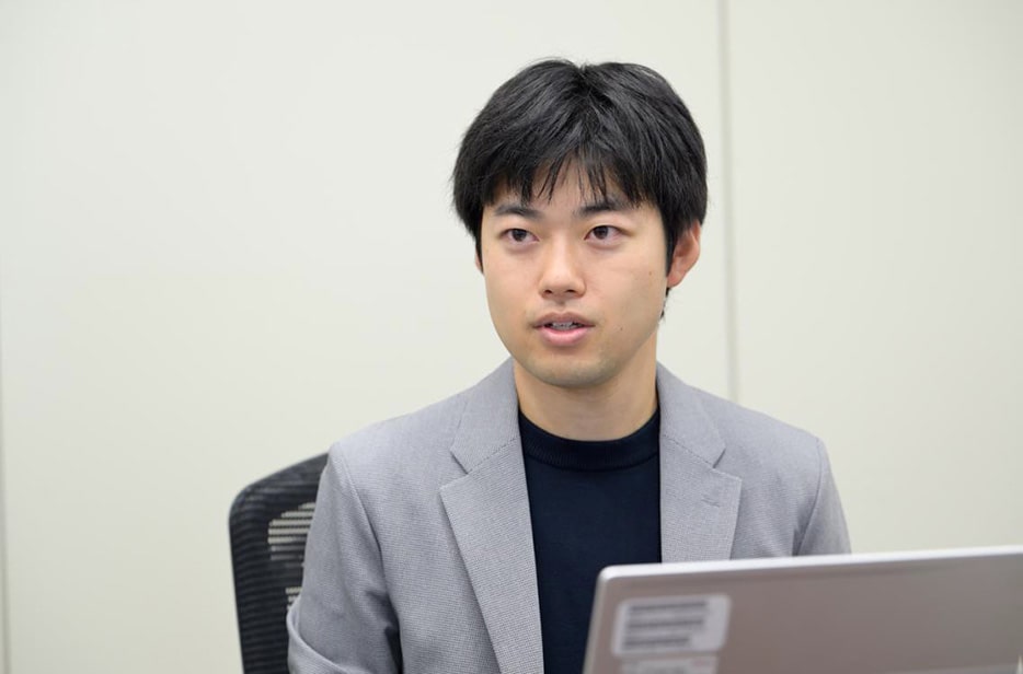 カンパニー総務人事室育成チームの田中大輝さん