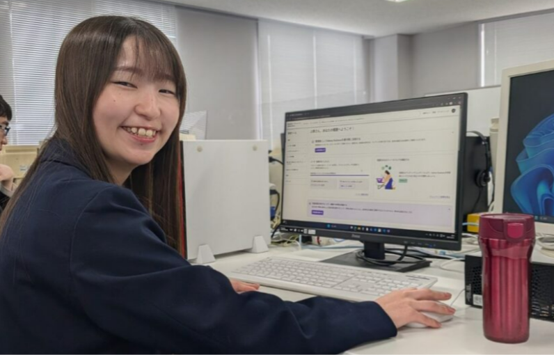 （ソリューション1部1グループ　上野さん） 