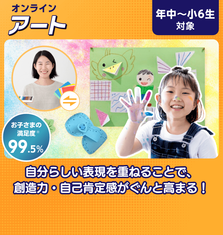自分らしい表現を重ねることで、創造力・自己肯定感がぐんと高まる！