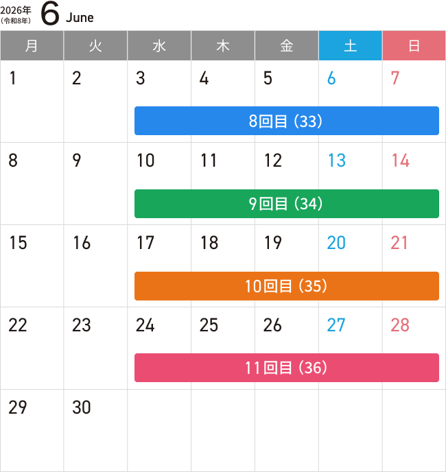 6月
