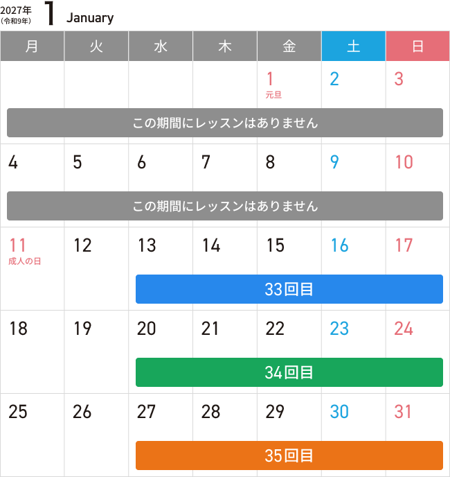1月