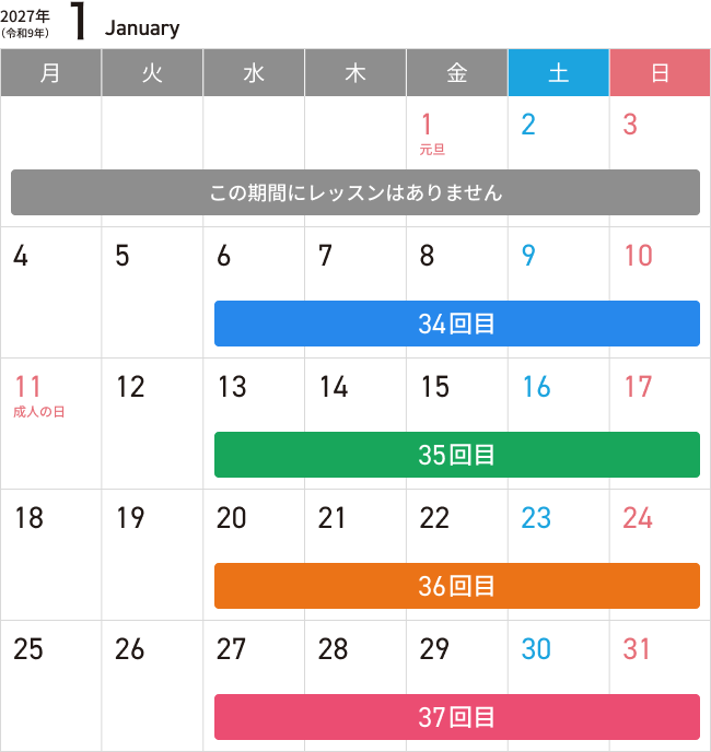 1月
