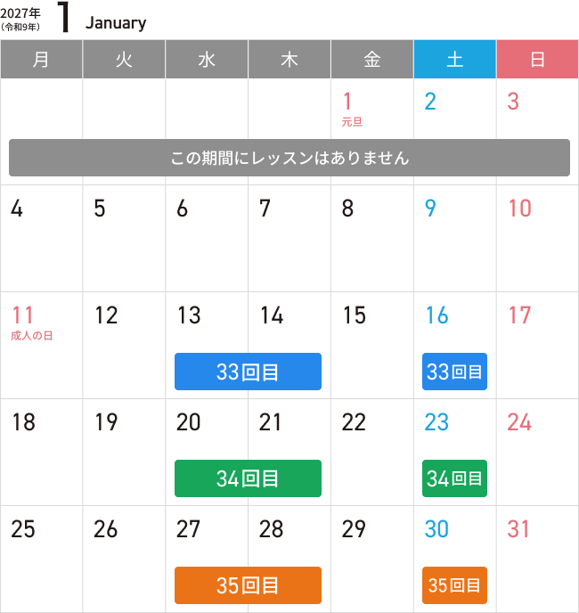 1月