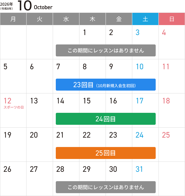 10月