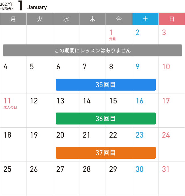 1月