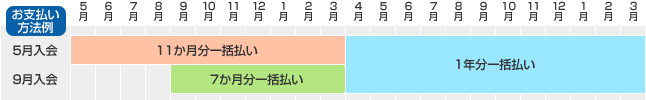 お支払い方法例