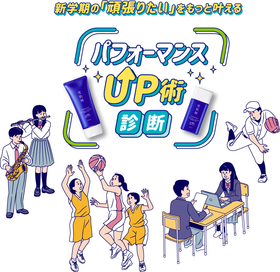 新学期の「頑張りたい」をもっと叶える。パフォーマンスUP術診断 タイトル画像